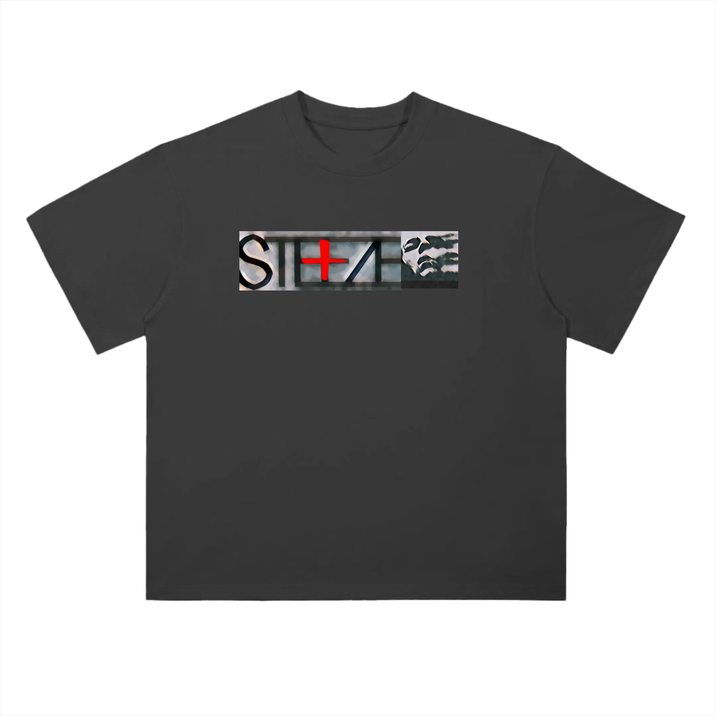 Cotton Graphic T-Shirt - Intertwined Print
