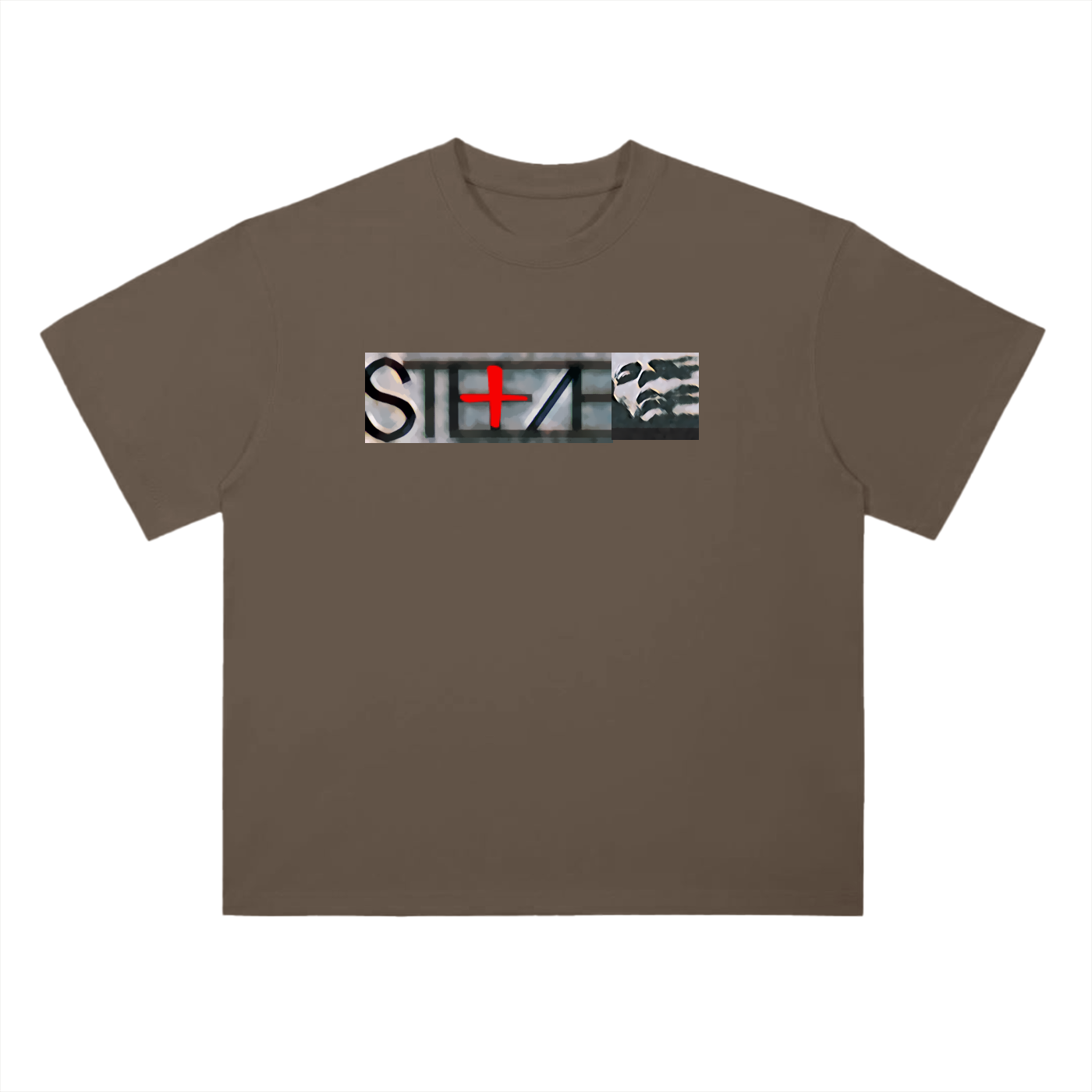 Cotton Graphic T-Shirt - Intertwined Print