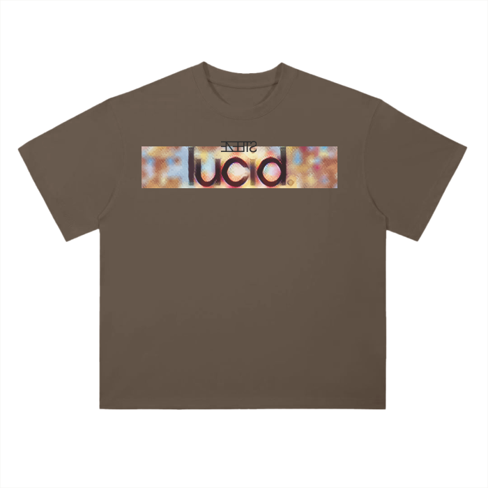 Cotton Graphic T-Shirt - Rainbow Print