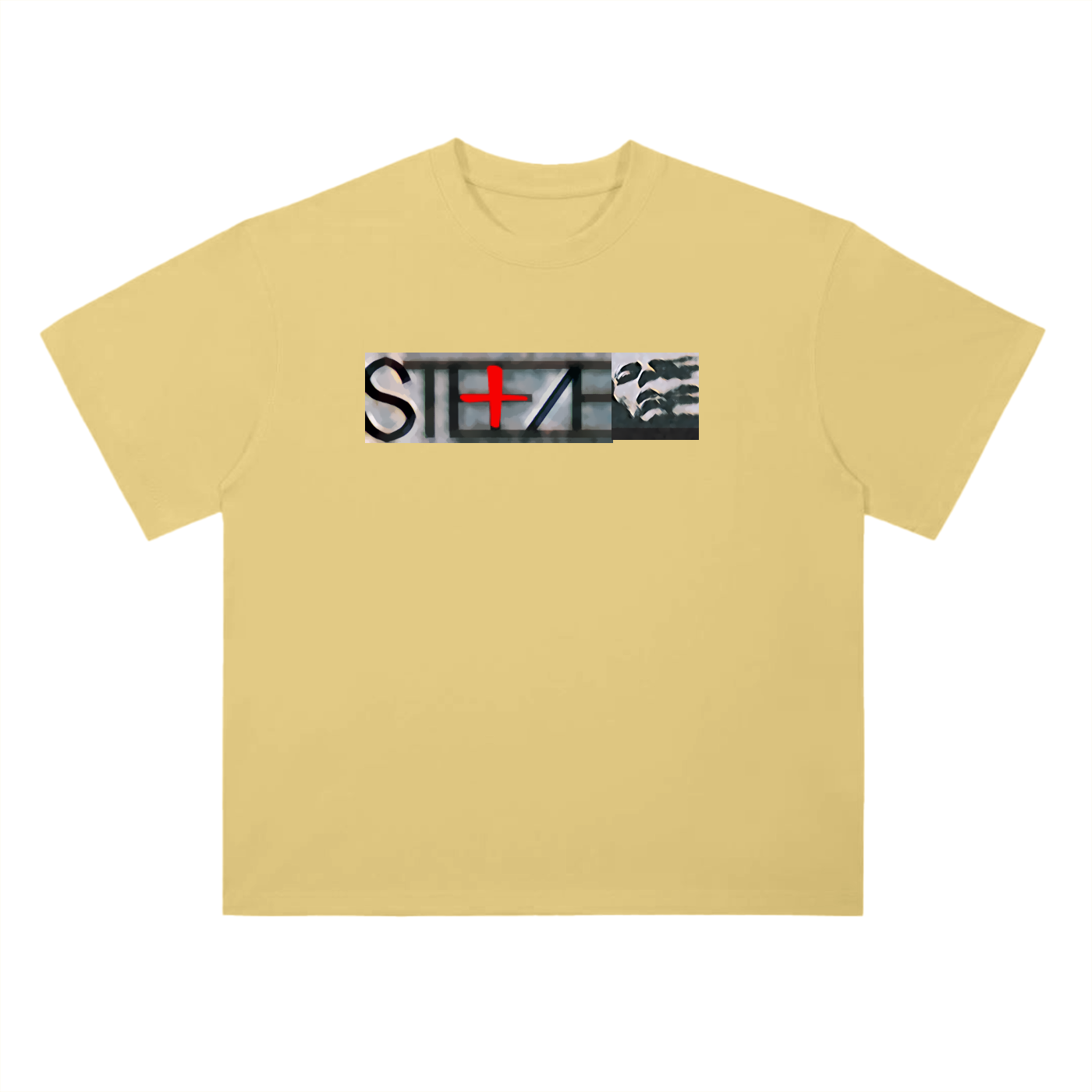 Cotton Graphic T-Shirt - Intertwined Print