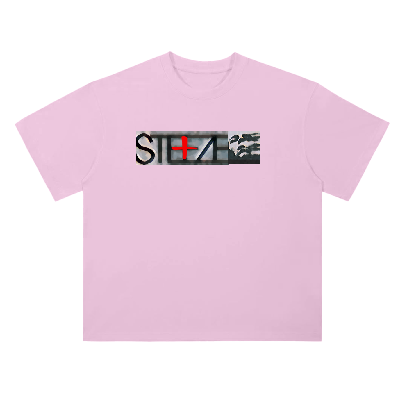 Cotton Graphic T-Shirt - Intertwined Print