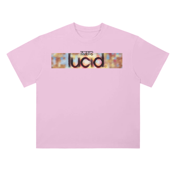 Cotton Graphic T-Shirt - Rainbow Print