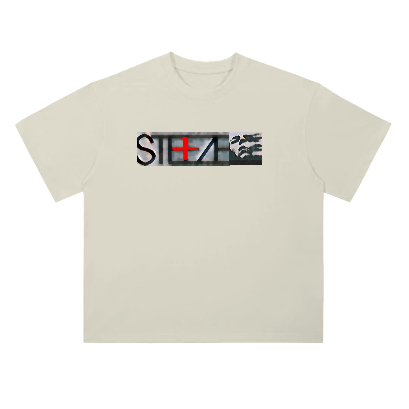 Cotton Graphic T-Shirt - Intertwined Print
