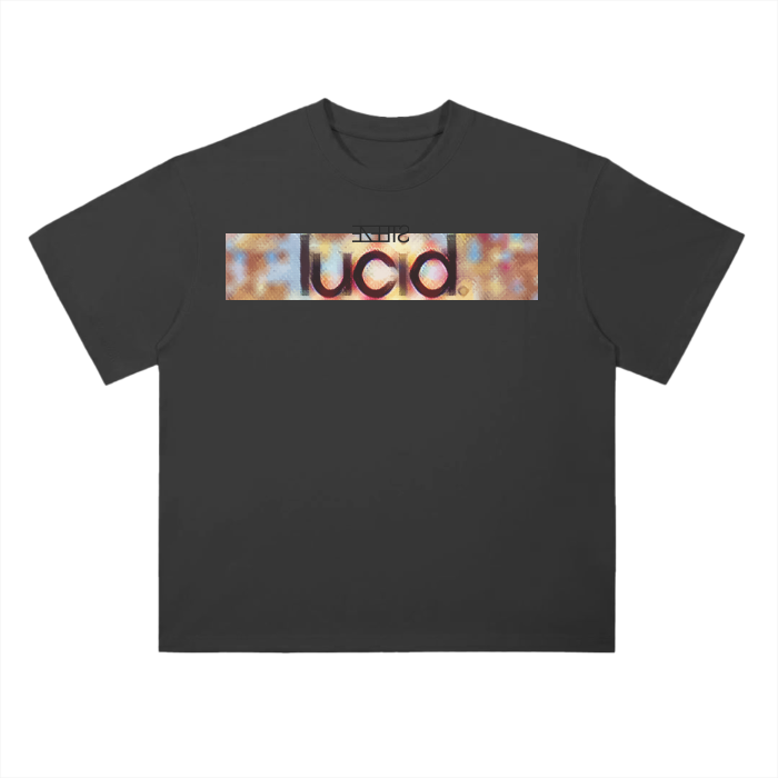 Cotton Graphic T-Shirt - Rainbow Print