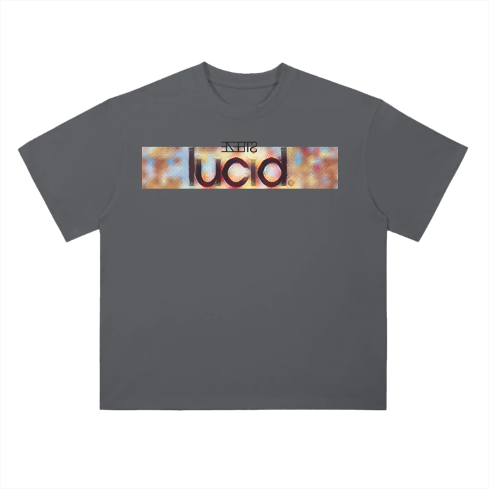 Cotton Graphic T-Shirt - Rainbow Print