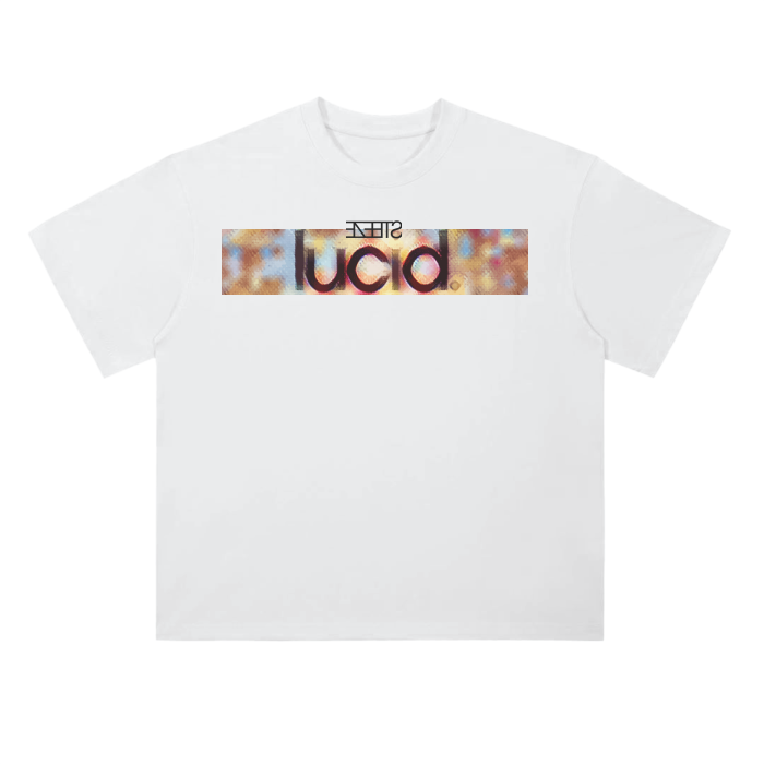 Cotton Graphic T-Shirt - Rainbow Print