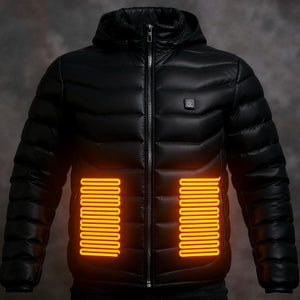 Heated Puffer Windbreaker Jacket
