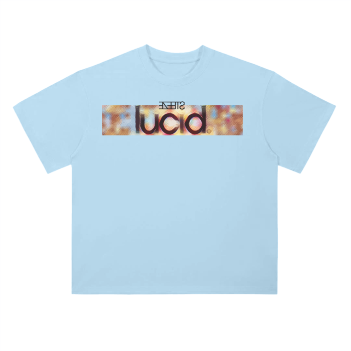 Cotton Graphic T-Shirt - Rainbow Print