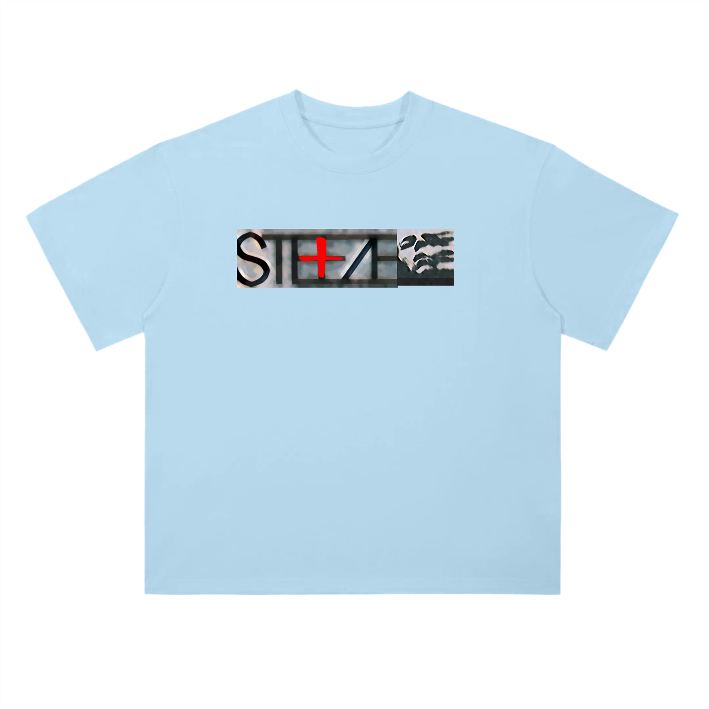 Cotton Graphic T-Shirt - Intertwined Print