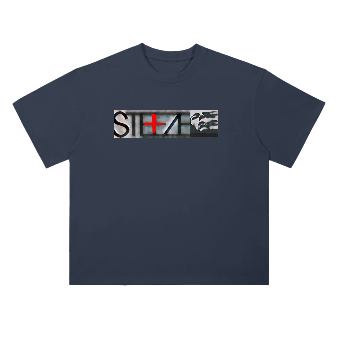 Cotton Graphic T-Shirt - Intertwined Print