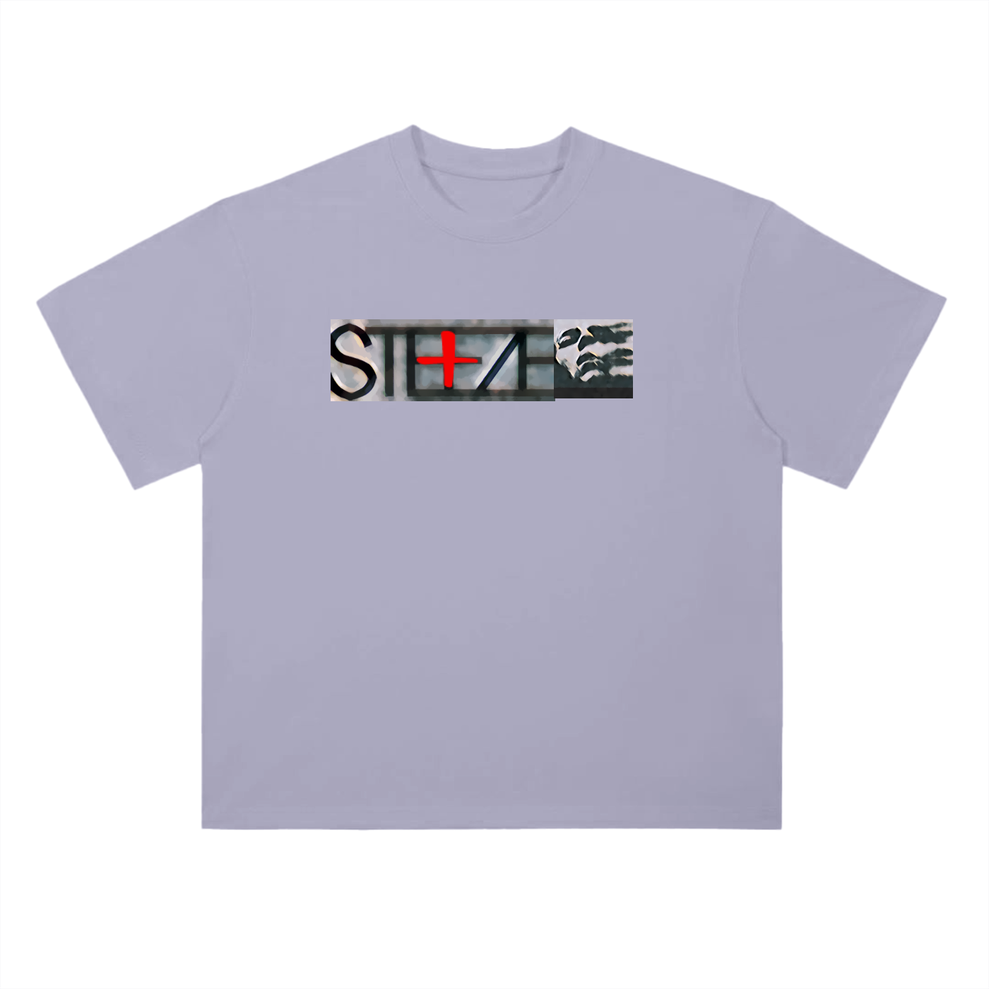 Cotton Graphic T-Shirt - Intertwined Print
