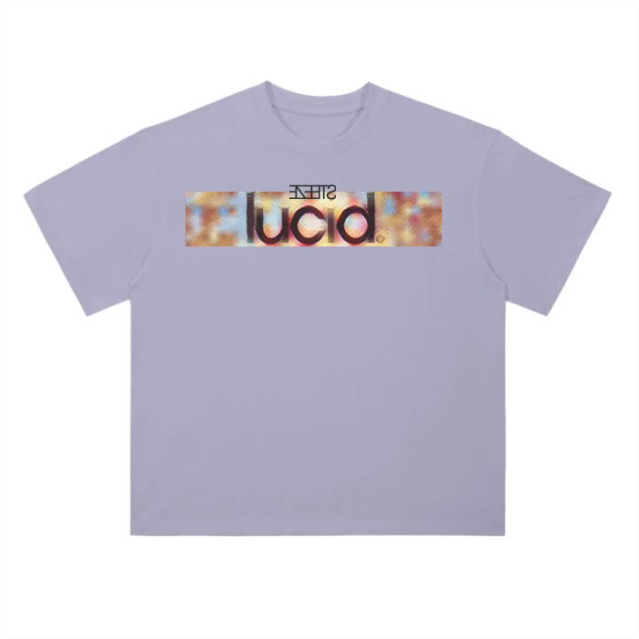 Cotton Graphic T-Shirt - Rainbow Print