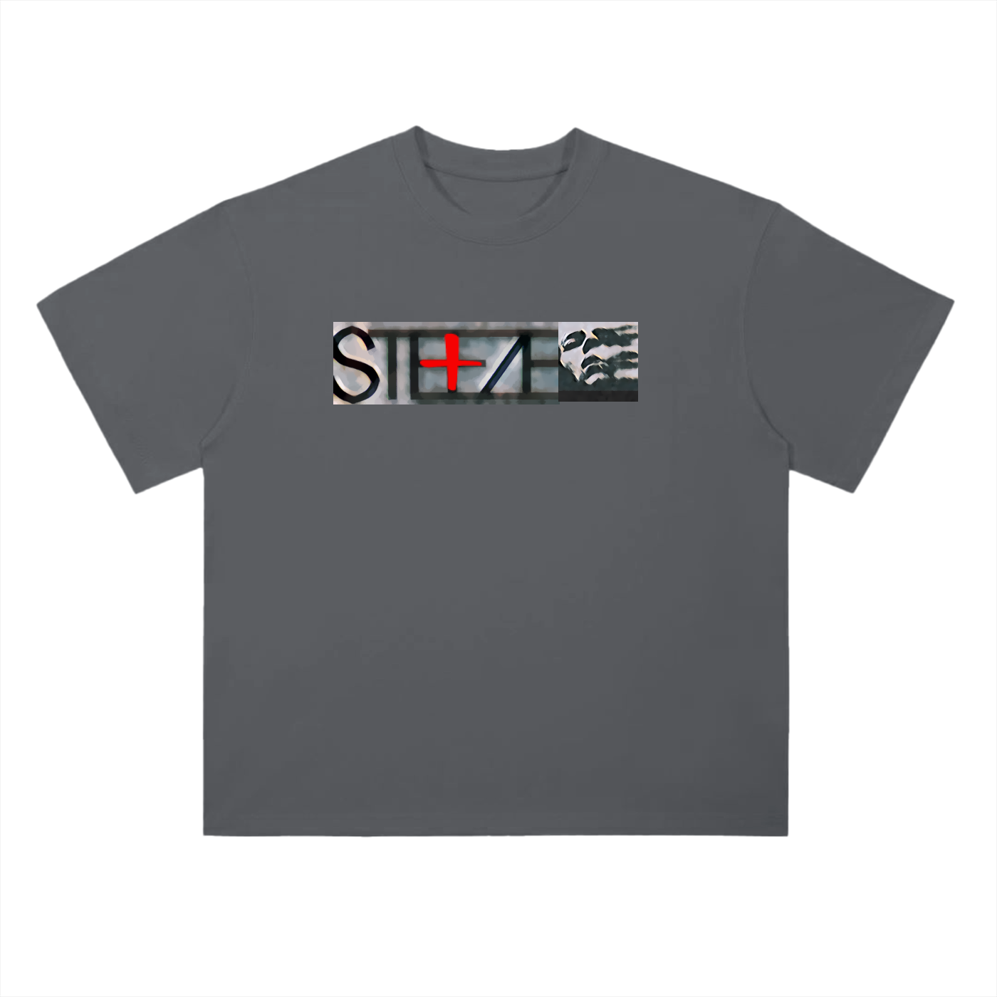 Cotton Graphic T-Shirt - Intertwined Print