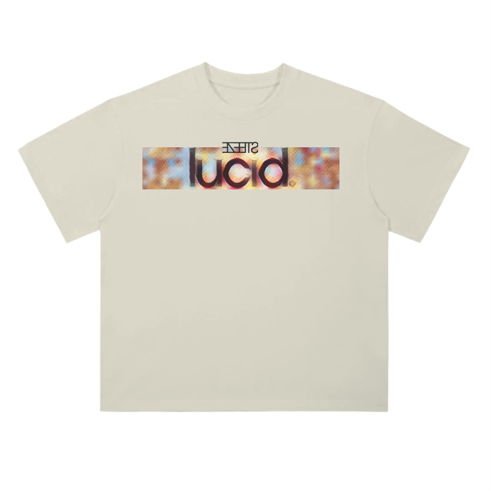Cotton Graphic T-Shirt - Rainbow Print